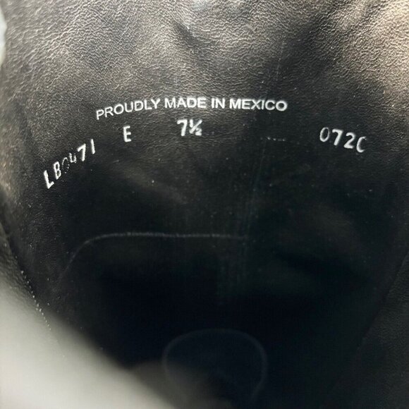 Lane Everyday Emma Womens Cowboy Boots 7.5 Blue Western Cowgilr Mid Calf Tall - Picture 9 of 10